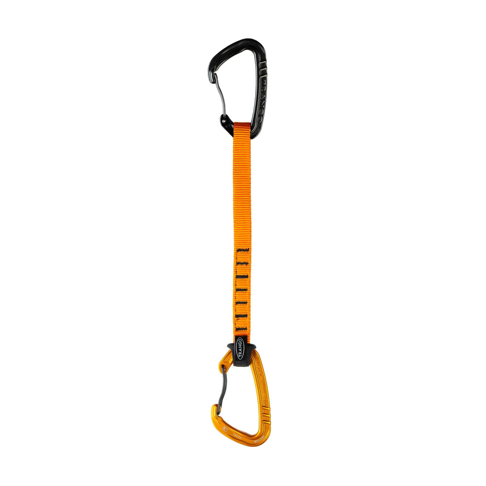 TRANGO Vector Quickdraw Tangerine 24cm for secure, smooth clipping on sport routes.