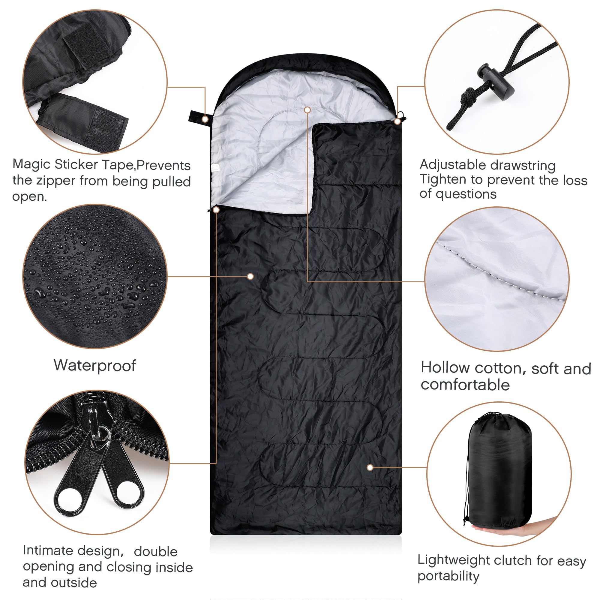 Tranqun black gloves provide reliable hand warmth for outdoor activities.