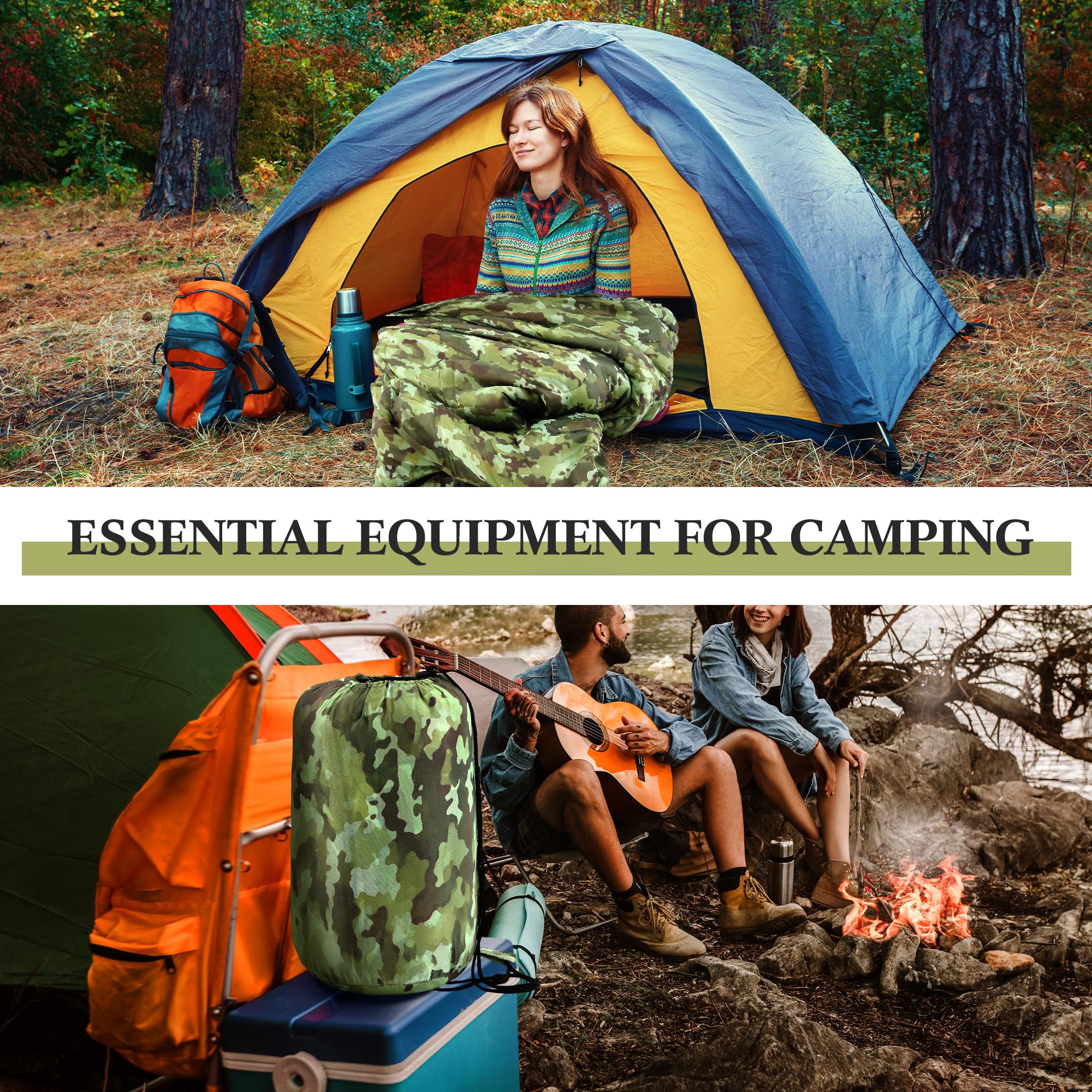 Tranqun 10-piece set is easy to clean and reuse for outdoor experiences.