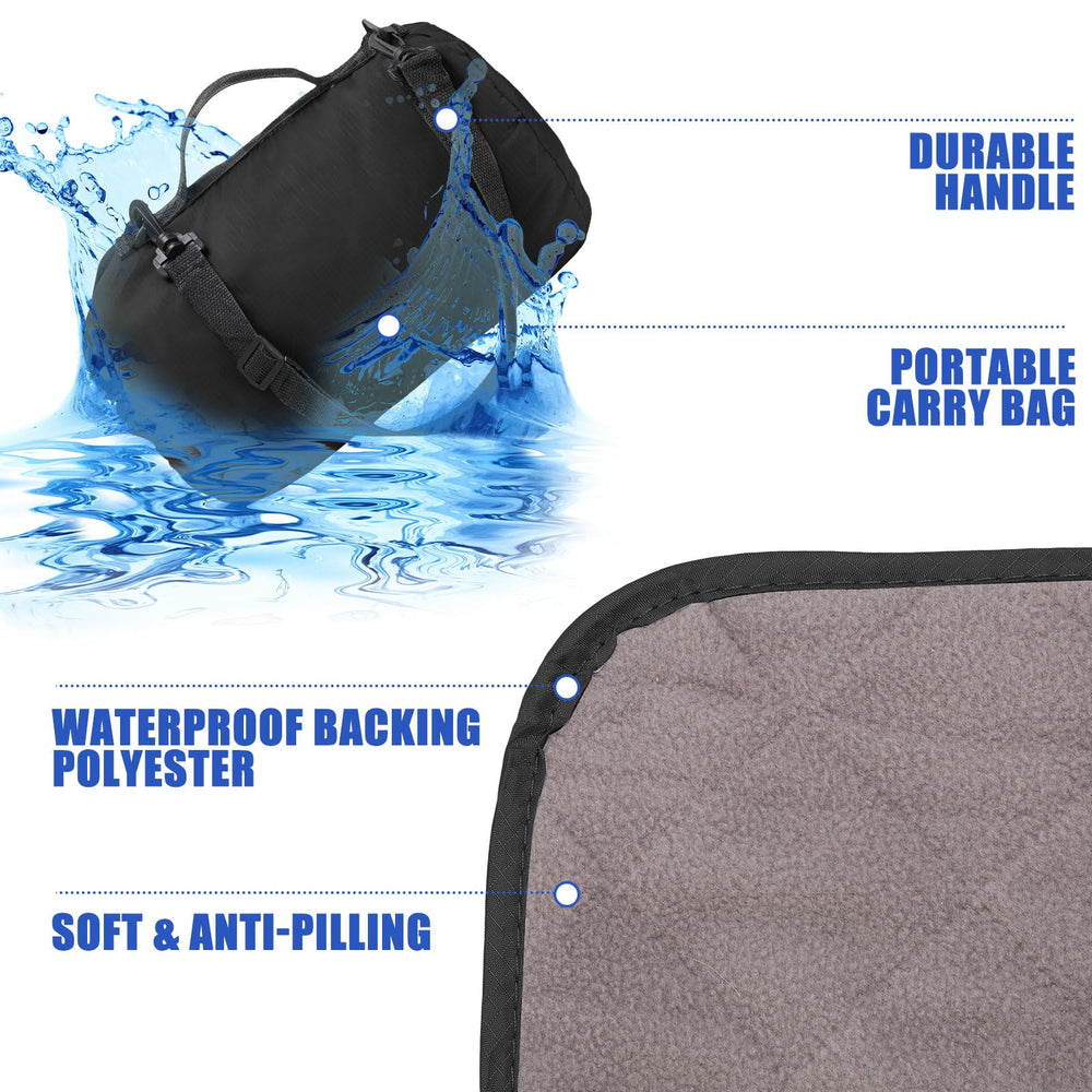 Tranqun outdoor blanket fleece warmth interior provides soft comfort on cool evenings