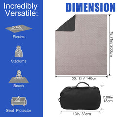 Tranqun outdoor blanket waterproof exterior resists sand and spray for outdoor use