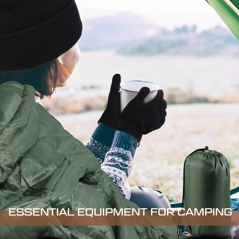 Tranqun outdoor survival gear bundle ready for camping and relief.
