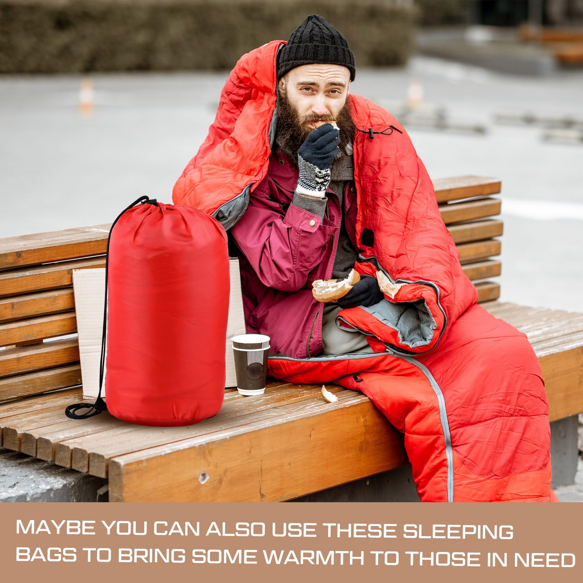 Tranqun waterproof polyester exterior guards against moisture in rough weather.
