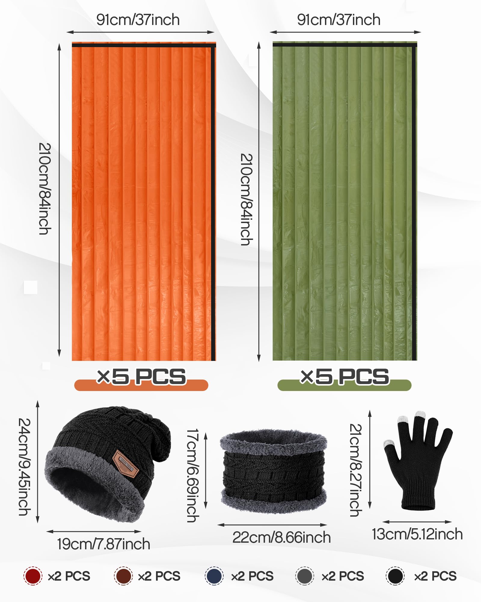 Tranqun knitted winter hat provides warm head protection outdoors.