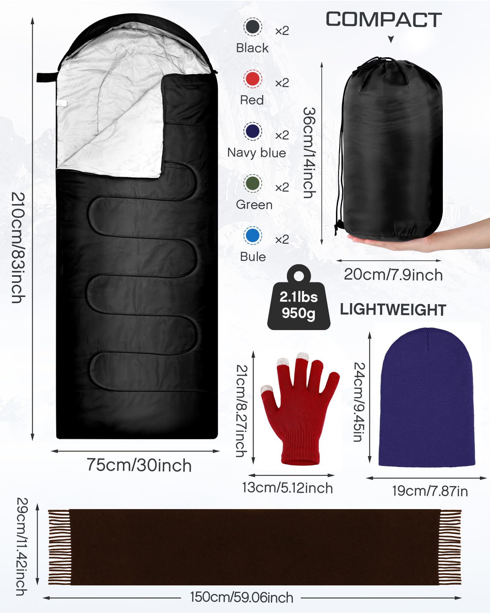 Tranqun winter knit hats provide warmth and stretch for comfortable wear