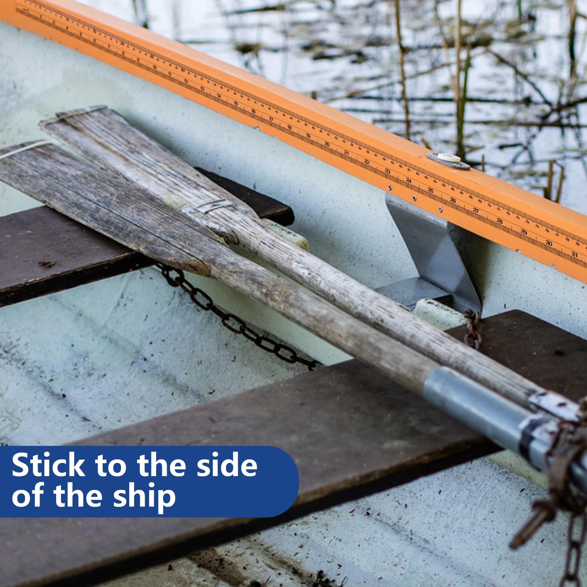 Transparent PET material of fish ruler tape