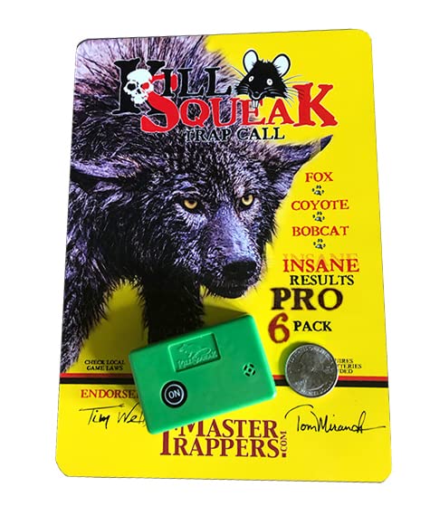Trapping Kill Squeak Digital Caller attracts predators to traps for improved results.