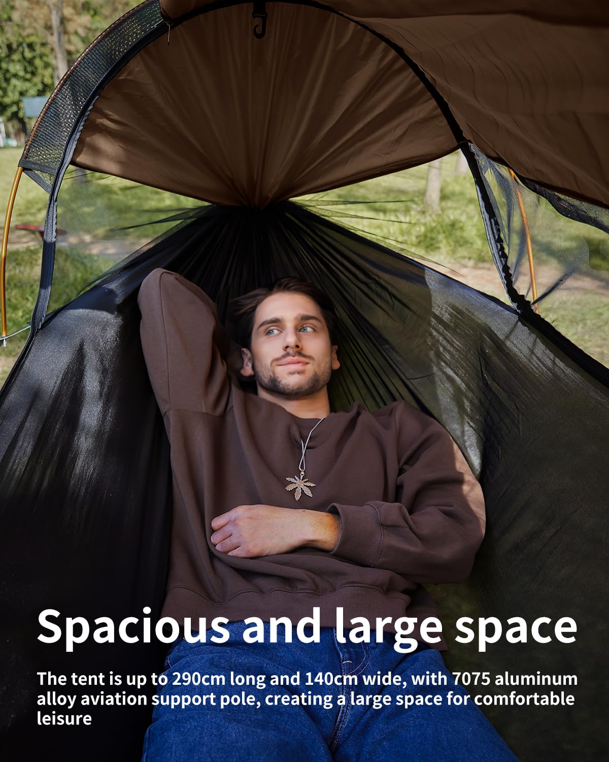 Travel Bird lightweight hammock-tent weighs 1.2kg for easy backpacking