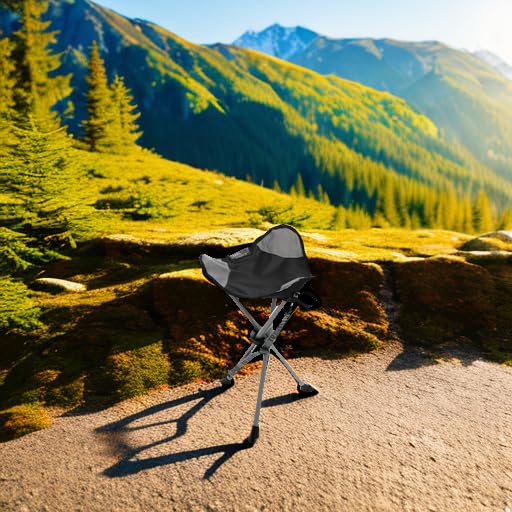 Travel Chair Slacker fabric detail shows durable double-layer polyester for comfort.
