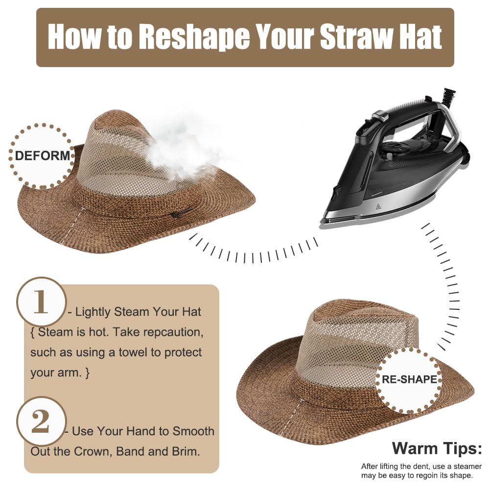 Travel-ready foldable Panama hat tucked in hand