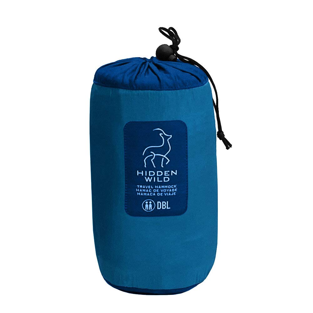 Travel Hammock Hidden Wild FY20 P180 folded carry bag ready for travel.