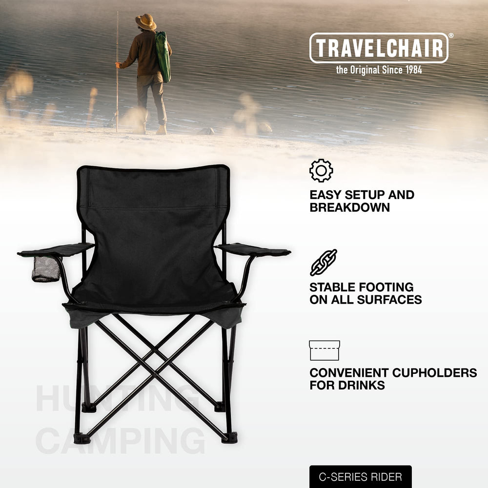 TravelChair C-Series Rider storage bag with adjustable strap for convenient transport.