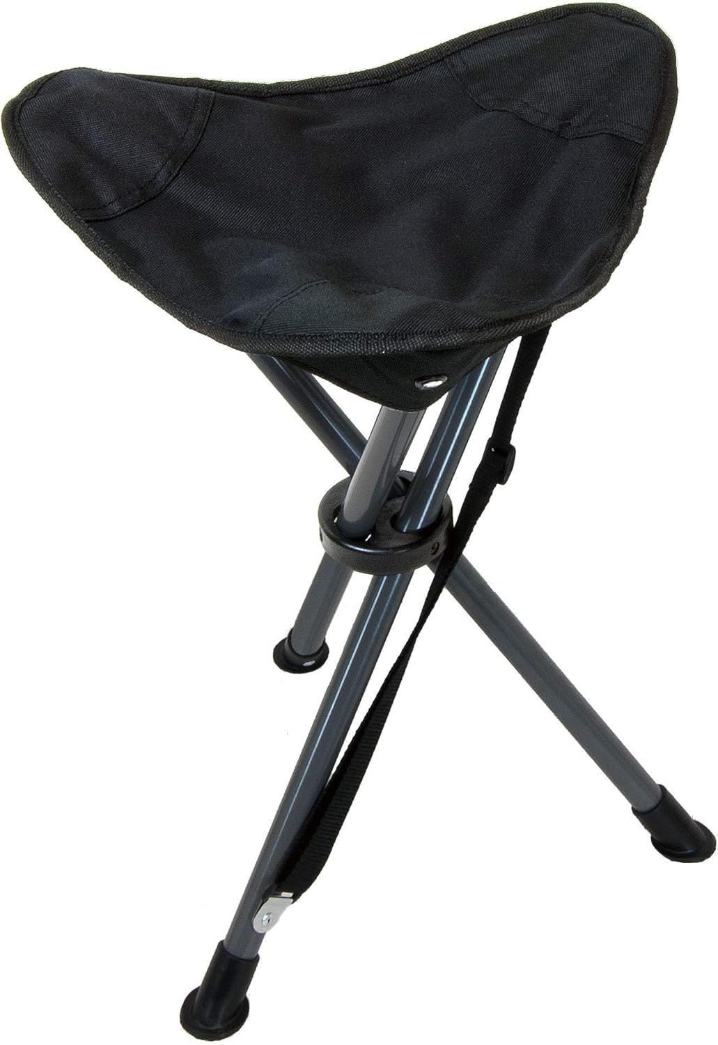 Travel Chair Slacker folded for easy transport on hikes