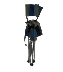 TravelChair Ultimate Slacker 2.0 black fabric offers breathable comfort at campsites.