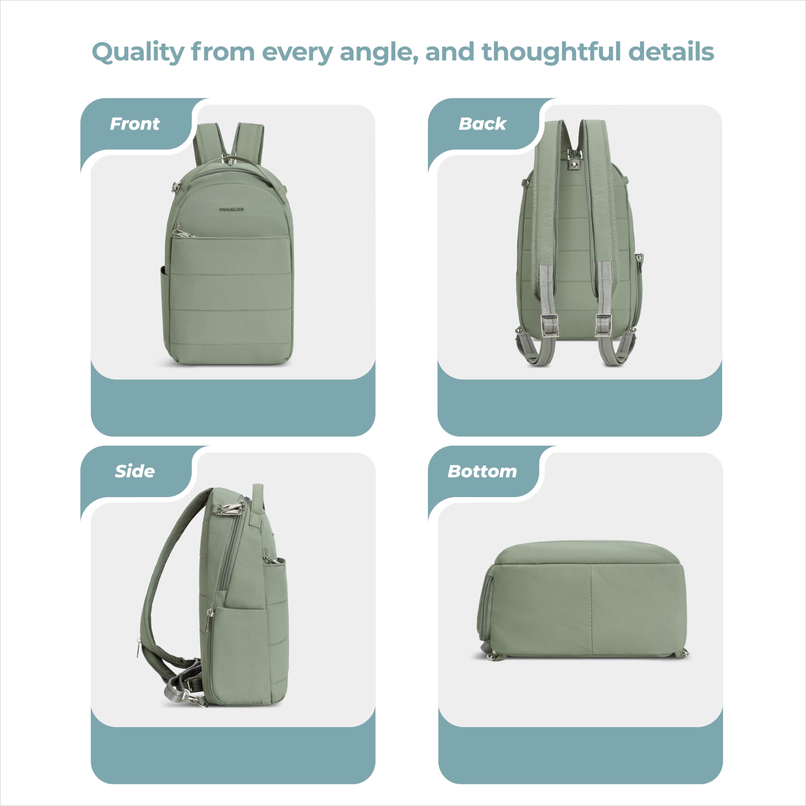 Travelon Roam 11-inch tablet sleeve keeps devices safe on the go.