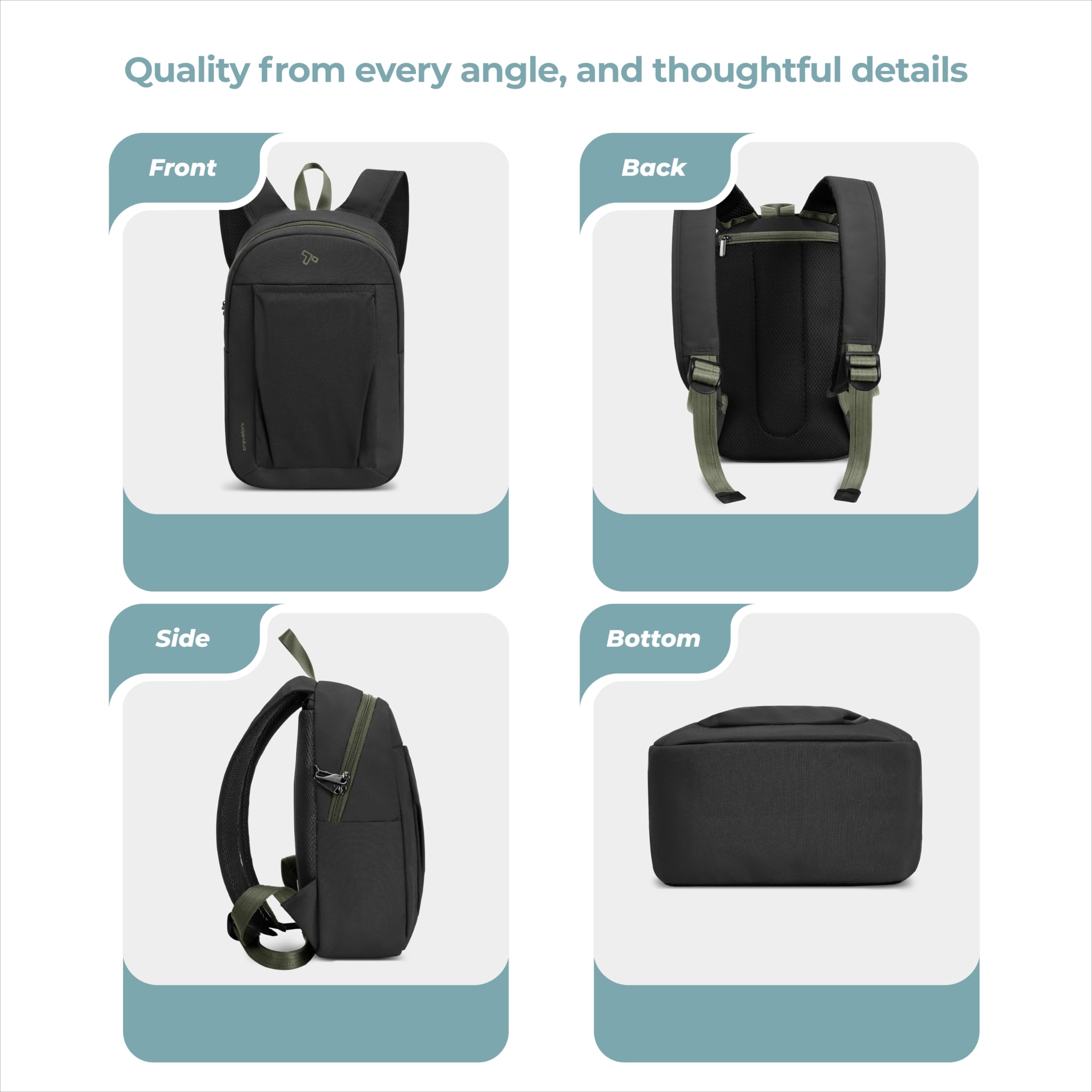 Travelon Voyages slash-resistant-straps deter wear and tampering during travel.