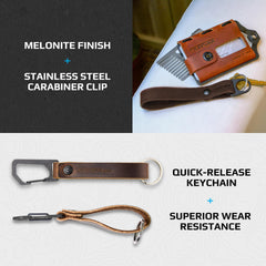 Trayvax Keyton EDC-use image highlights versatile carrying of keys and small tools.