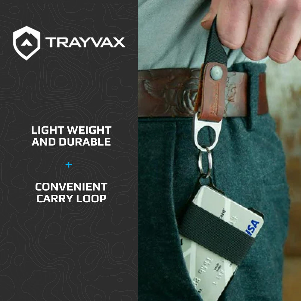 Trayvax Keyton made-in-USA warranty badge image signals quality and heirloom-grade design.
