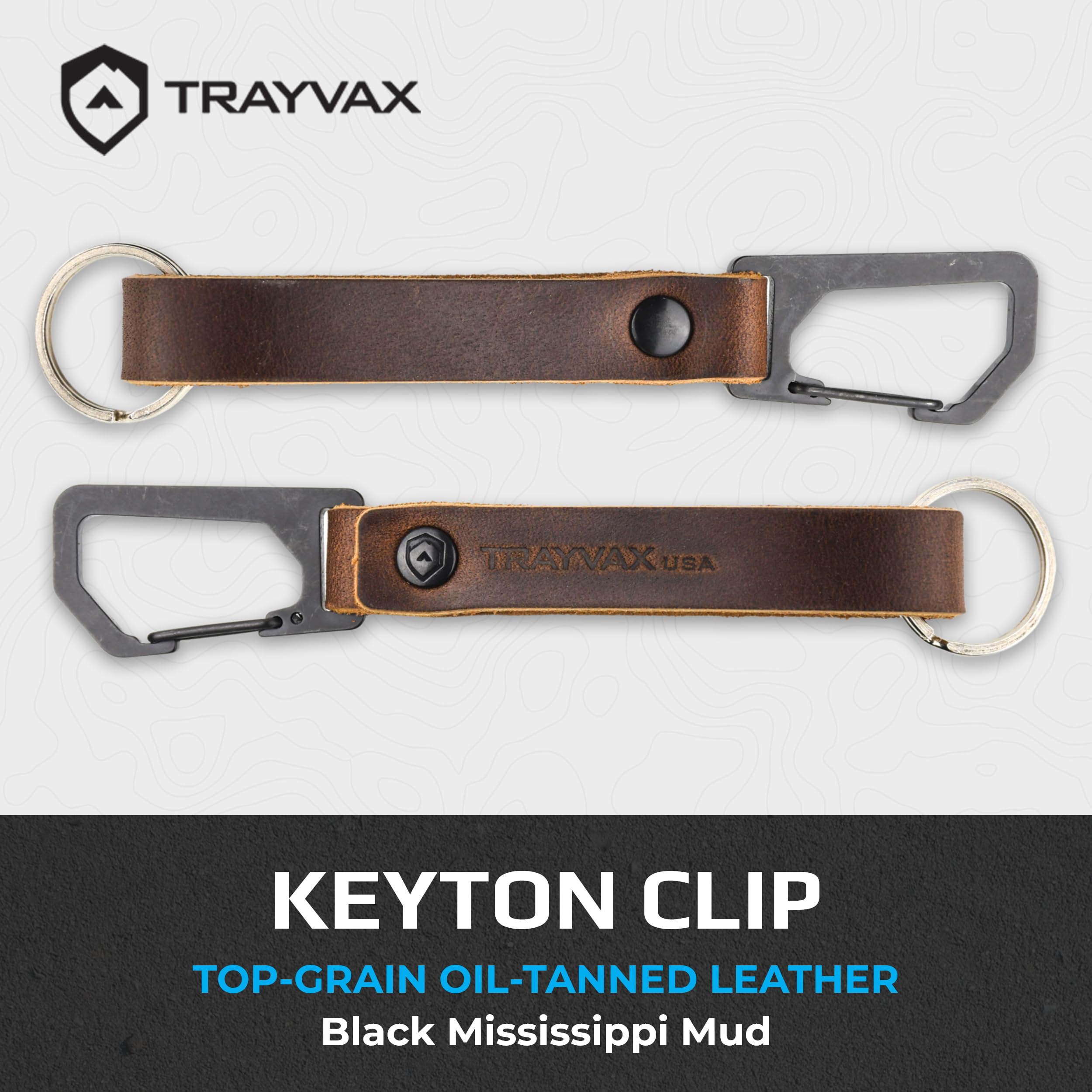 Trayvax Keyton quick-release carabiner demonstrates fast access to your keys.