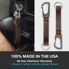 Trayvax Keyton secure attachment on belt shows reliable daily carry in action.