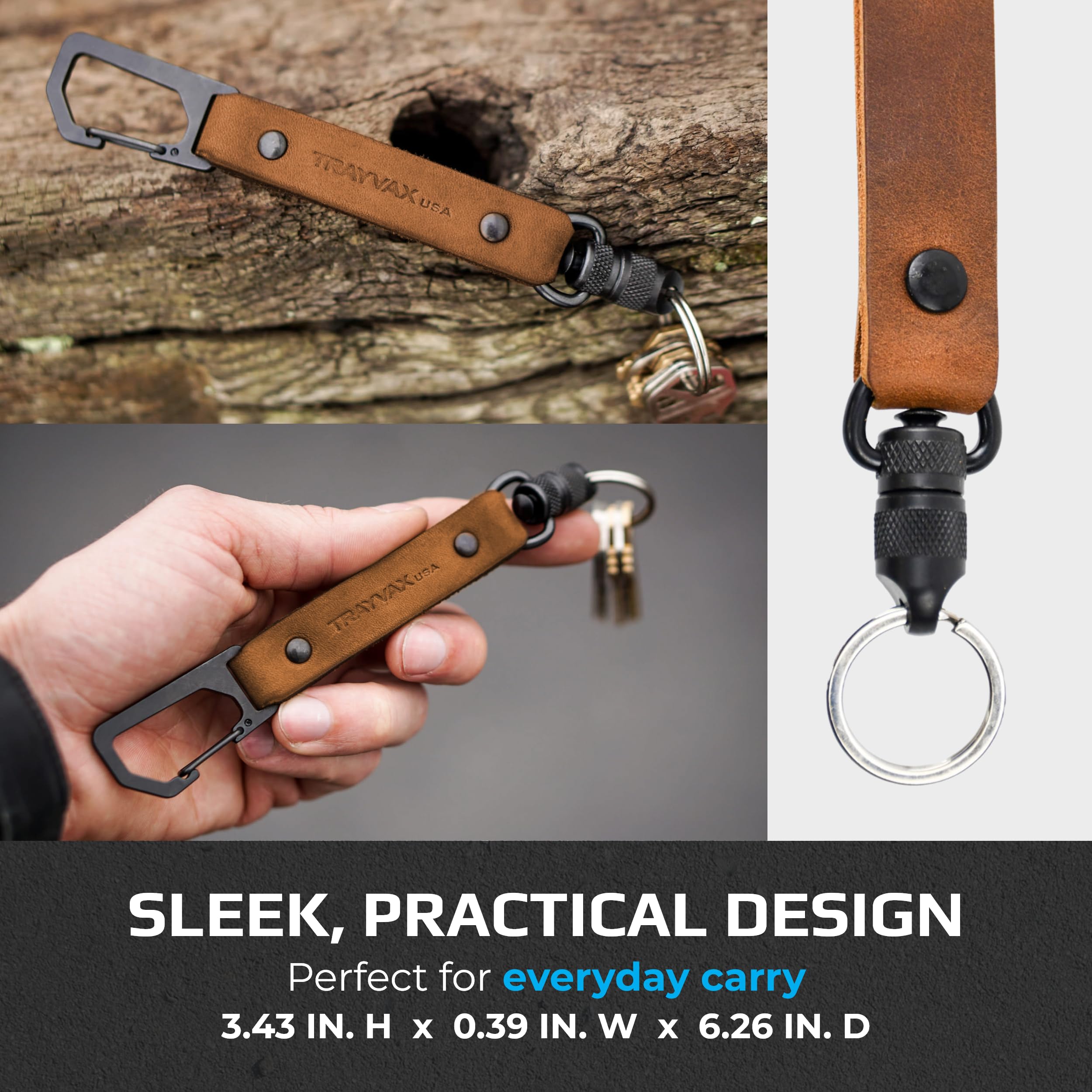 Trayvax Link Lanyard secure belt or bag attachment