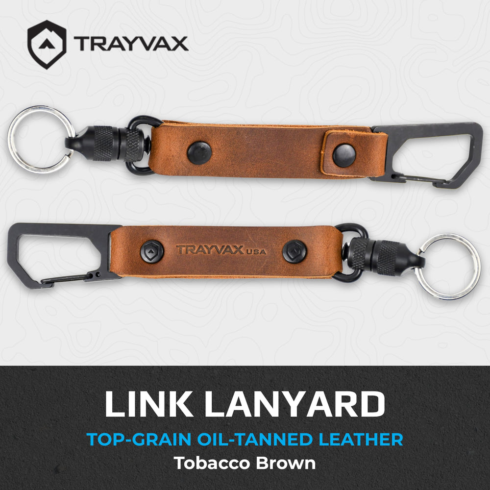Trayvax Link Lanyard quick release carabiner for keys