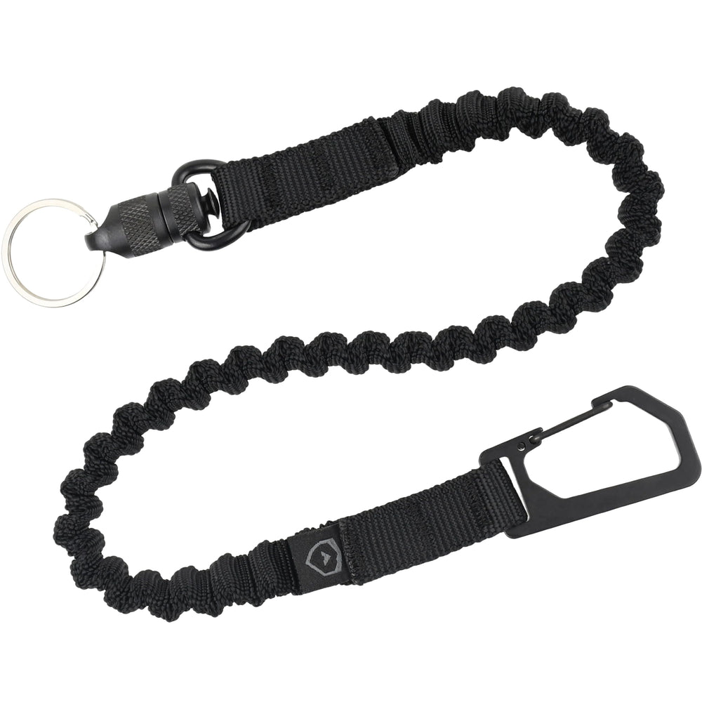 Trayvax Link Lanyard stretches to 25 inches for easy access to keys.