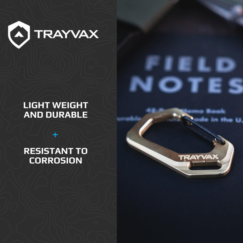 Trayvax USA-made carabiner emphasizes quality craftsmanship