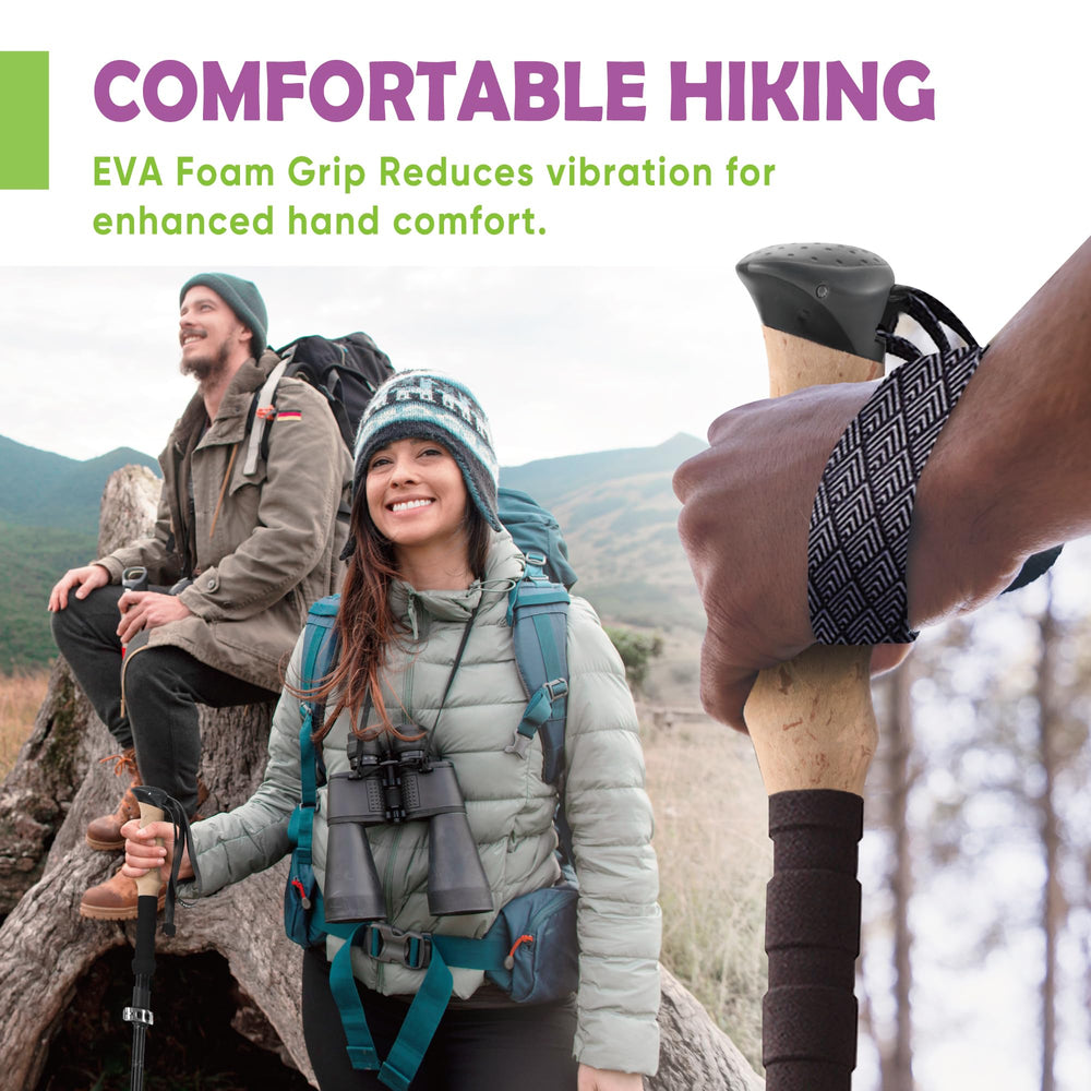 TREKOLOGY Trek-Z collapsed to 15 inches for compact travel and storage.