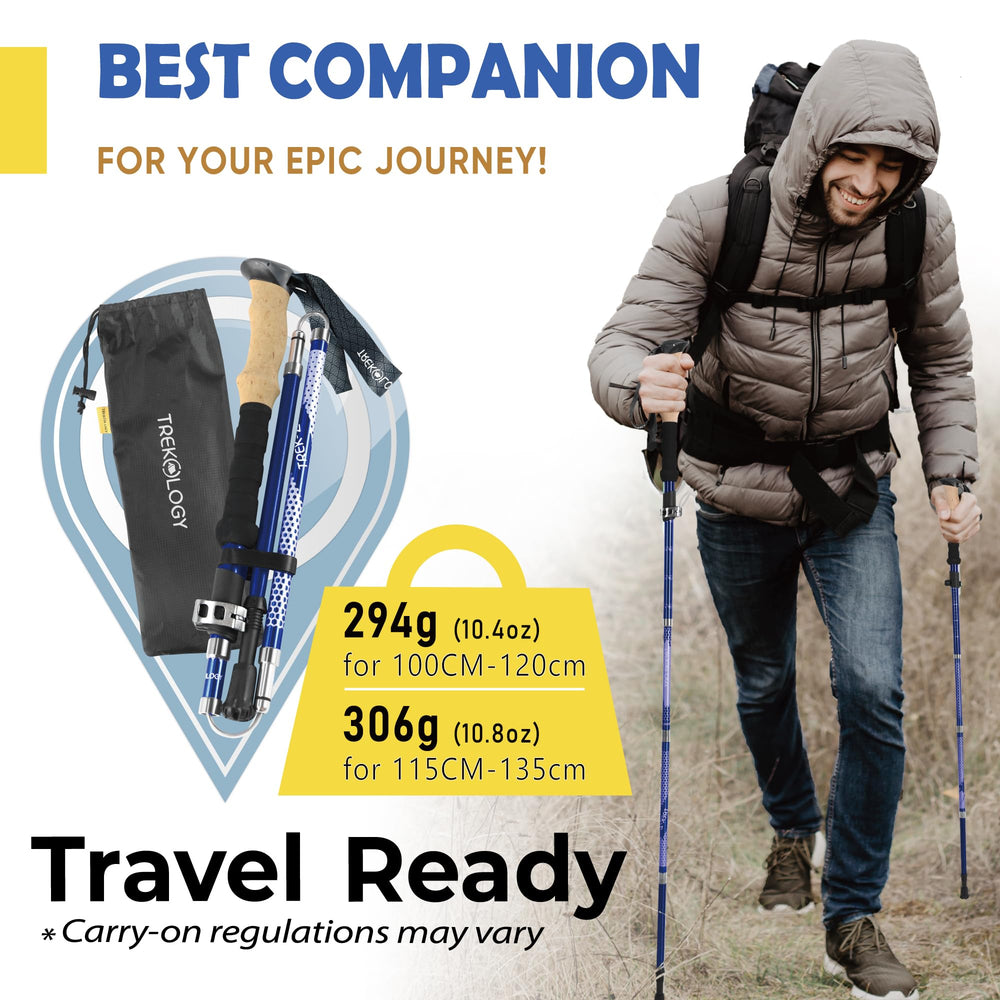 TREKOLOGY Trek-Z mud-stops enhance stability on slick terrain