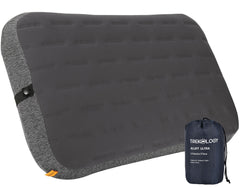 TREKOLOGY Aluft Ultra Pillow inflated to 24x15 inches delivers home-like comfort on outdoor trips