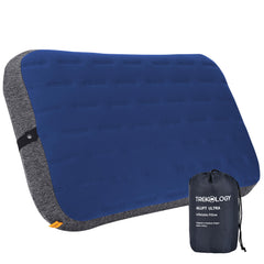 TREKOLOGY ALUFT Ultra pillow fully inflated for home-like camping comfort