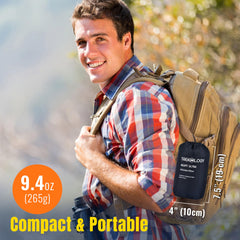 TREKOLOGY ALUFT Ultra ergonomic neck support while resting on a camping pad