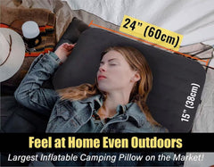Removable cover on TREKOLOGY Aluft Ultra Pillow simplifies cleaning after adventures