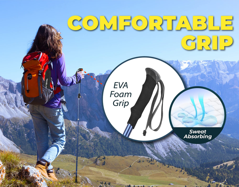 TREKOLOGY TREKZ SE EVA grip sweating-absorbing comfort on climbs