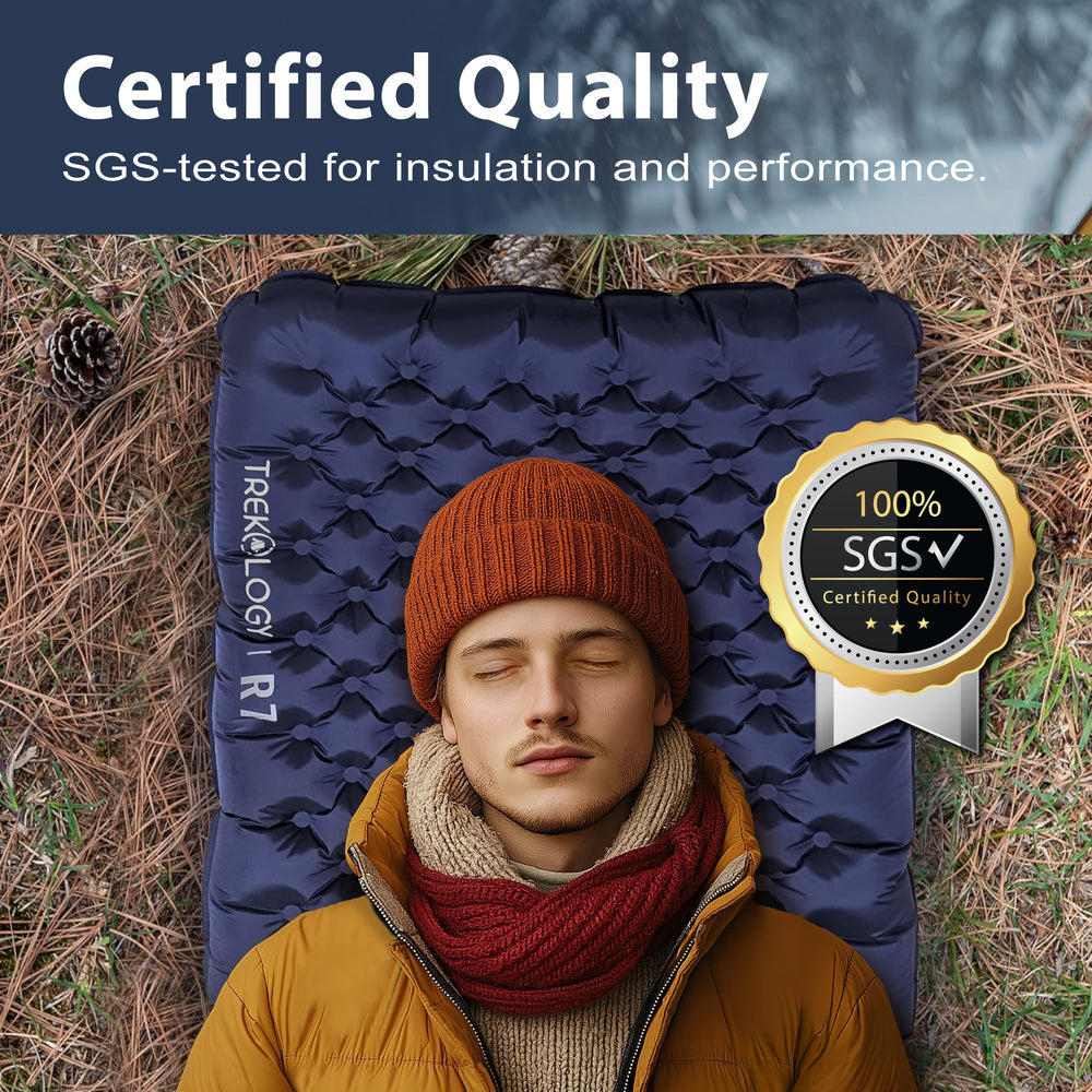 TREKOLOGY UL R7 all-season insulation chambers help reduce ground chill