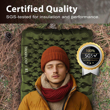 TREKOLOGY UL R7 all-season insulation helps reduce ground chill.