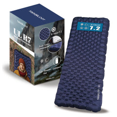 TREKOLOGY UL R7 sleeping pad inflated for all-season comfort on outdoor trips