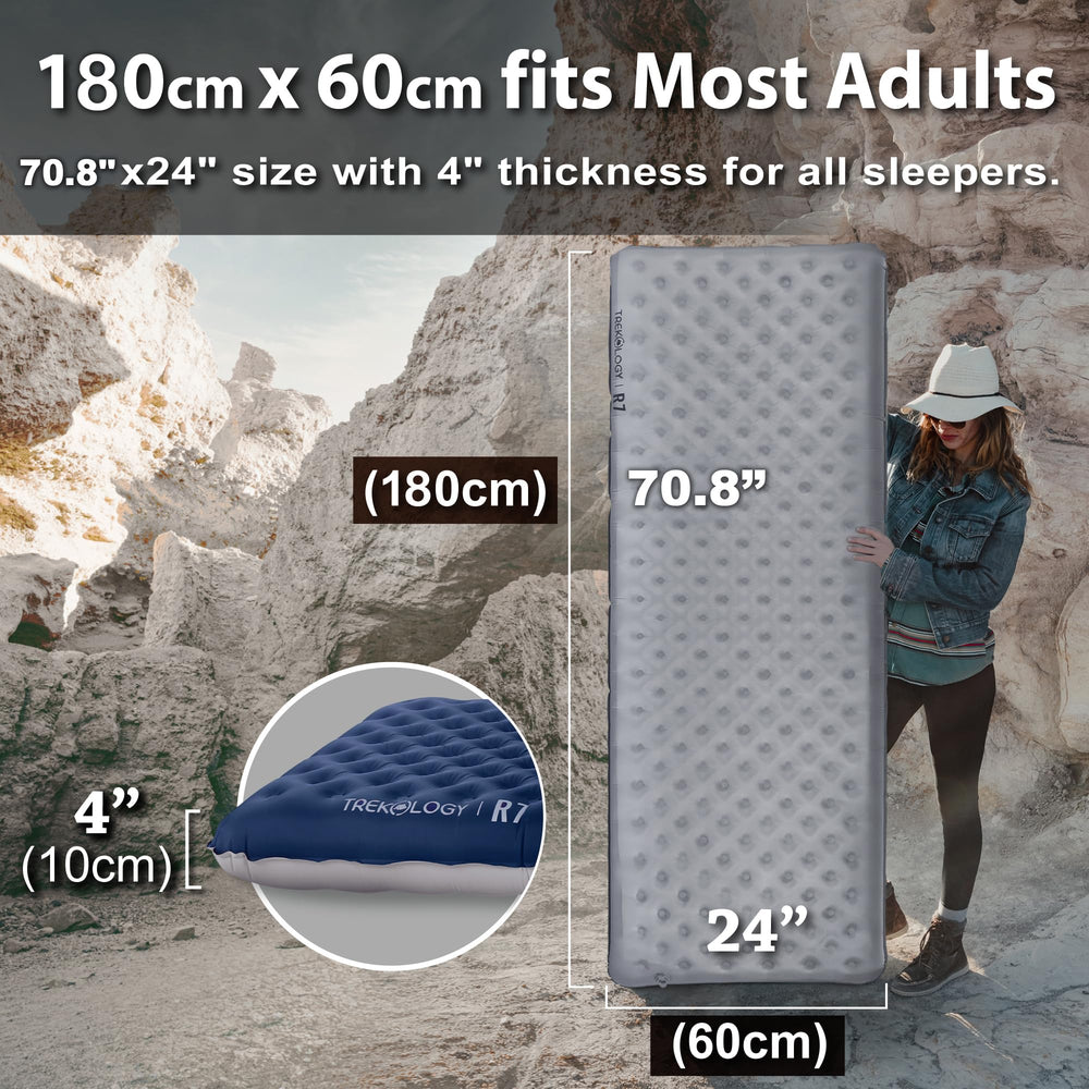TREKOLOGY UL R7 durable 40D nylon construction withstands rugged camping