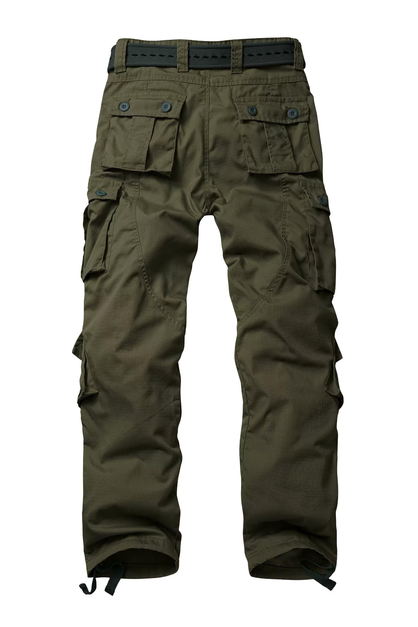 TRGPSG front slant pockets detail on camo pants for easy-access storage