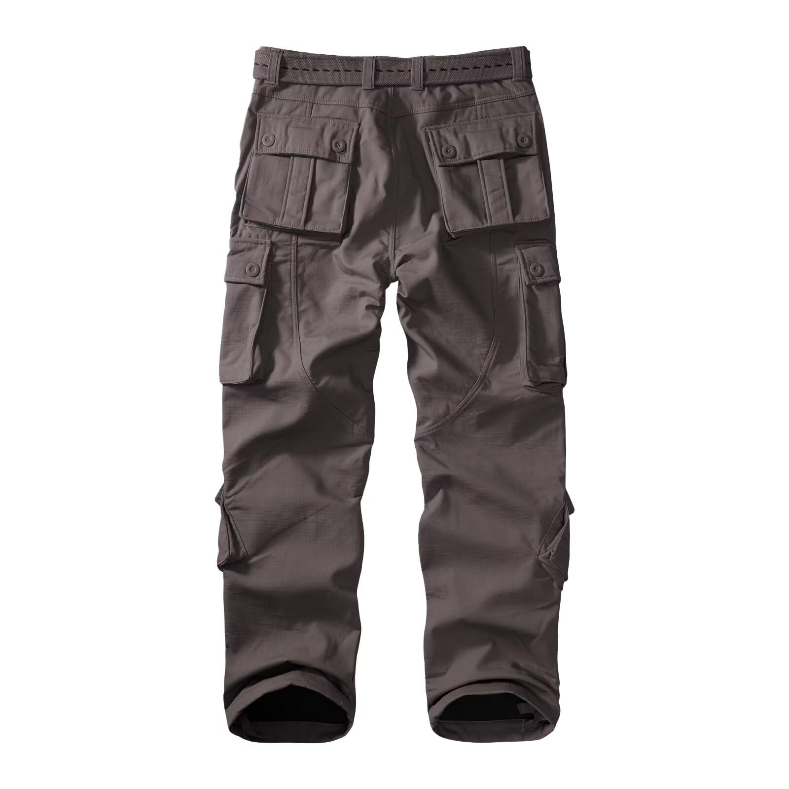 TRGPSG fleece-lined cargo pants side pocket highlights convenient storage