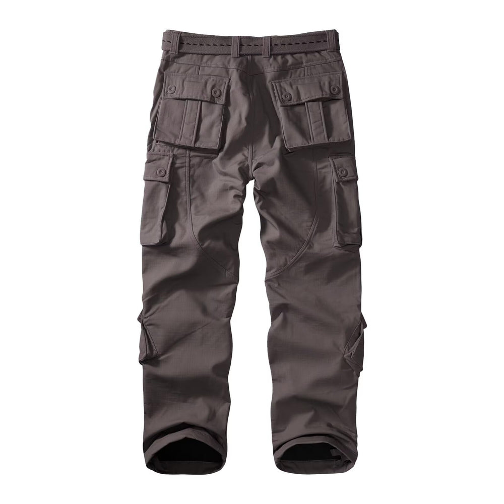 TRGPSG fleece-lined cargo pants side pocket highlights convenient storage