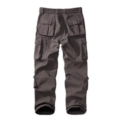 TRGPSG fleece-lined cargo pants side pocket highlights convenient storage