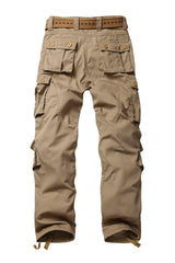 TRGPSG khaki fleece-lined pants side view highlighting multiple pockets for gear