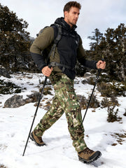 TRGPSG snow ski pants knee-pad reinforcements support rugged outdoor activities.