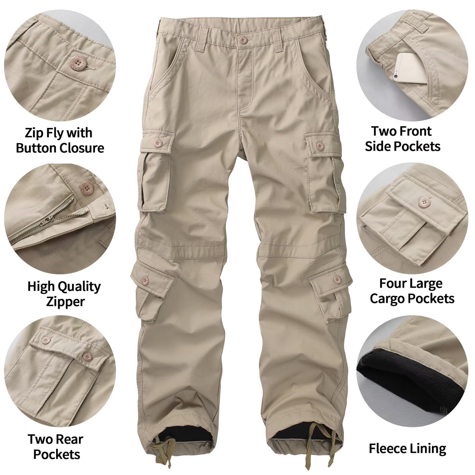 TRGPSG windproof softshell outer surface protects against cold wind and light rain.