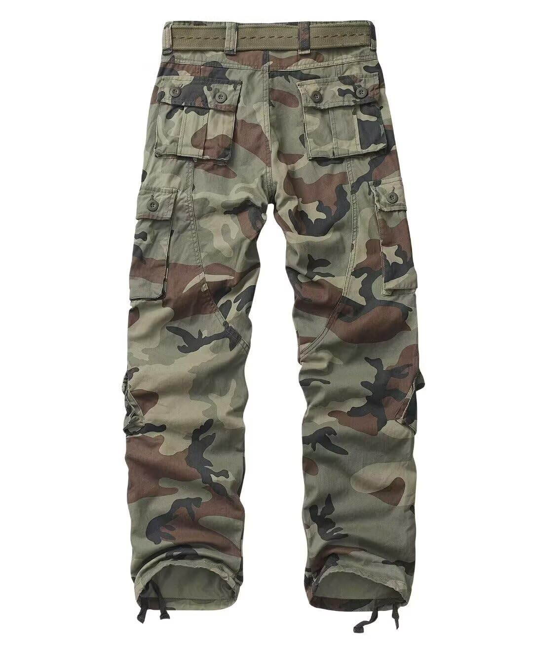 TRGPSG women's cargo pants rear pocket shows secure, easy-to-reach item placement