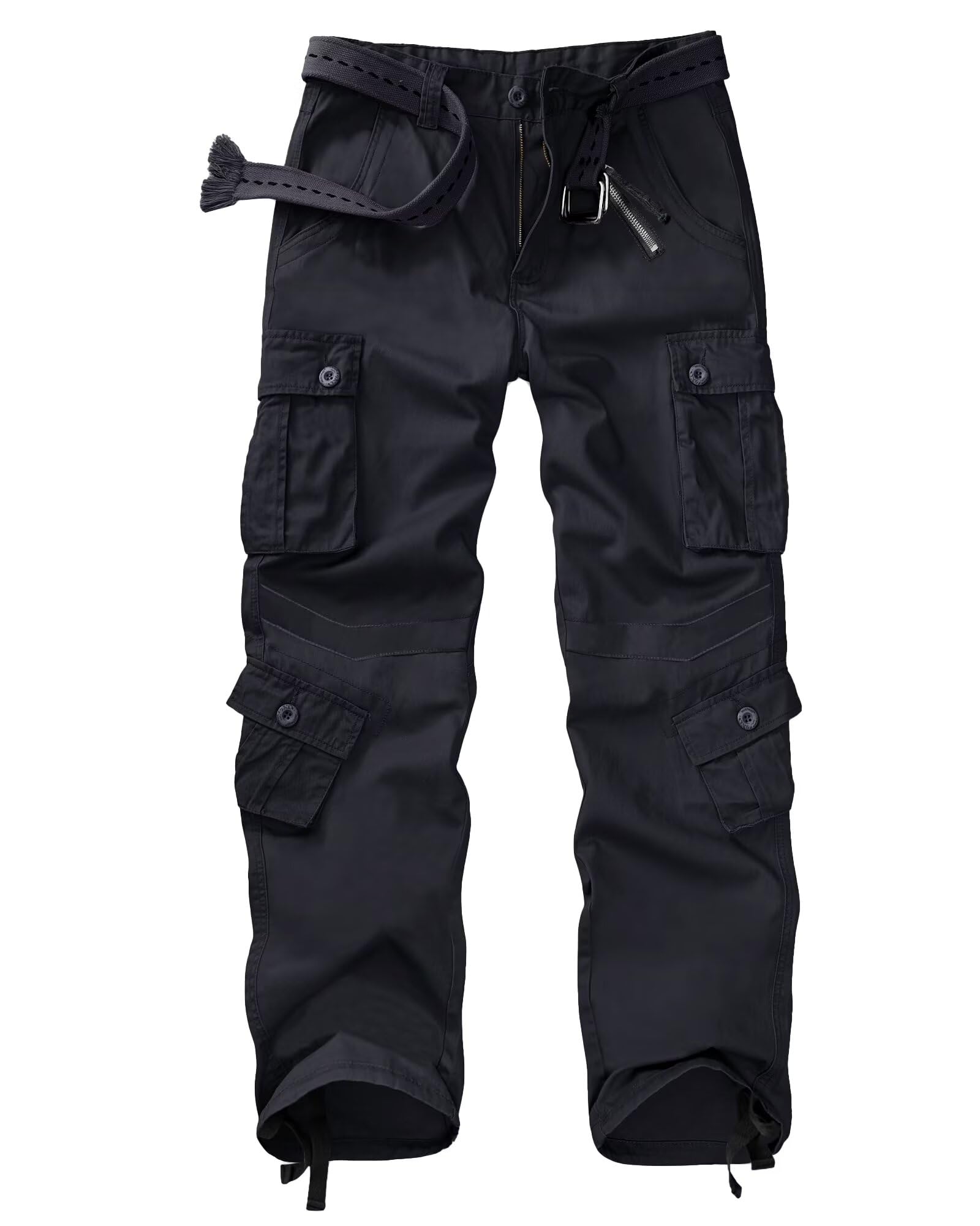 TRGPSG women's casual combat cargo pants front view for versatile outdoor wear