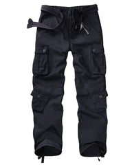 TRGPSG women's casual combat cargo pants front view for versatile outdoor wear