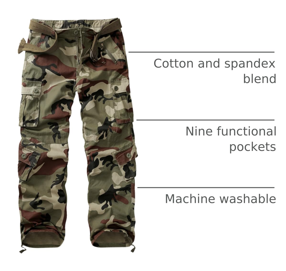TRGPSG waistband adjustment, customizable fit for comfortable all-day wear.